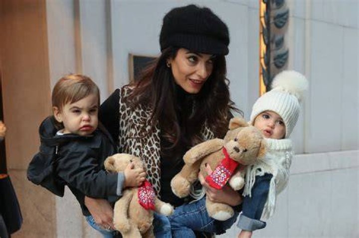 Amal Clooney Kids Pics Image to u