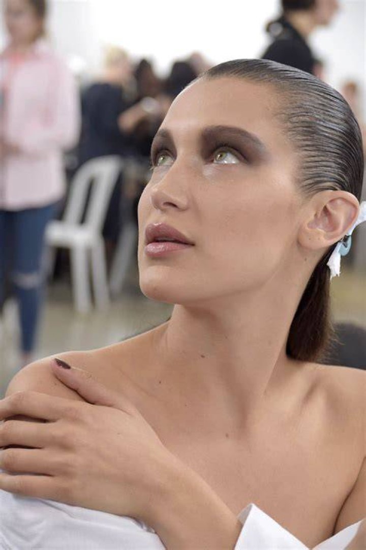 Bella Hadid Christian Dior Cruise Fashion Show Backstage in Woodstock