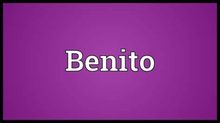 Benito Meaning YouTube