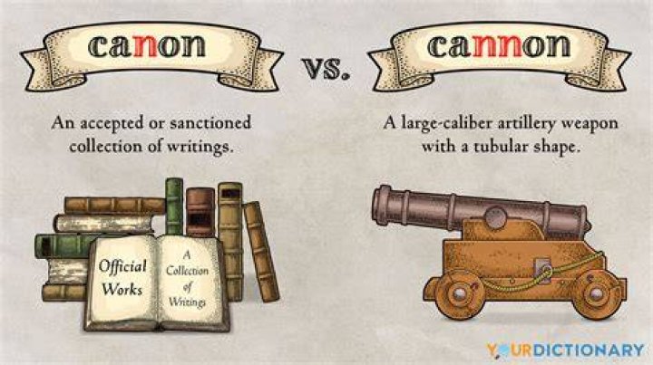 Canon vs. Cannon What&rsquo;s the Difference?