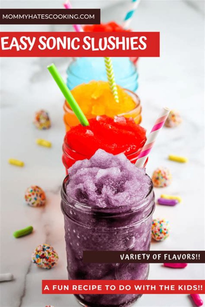 Easy Sonic Slushies (Homemade Slushies) Mommy Hates Cooking