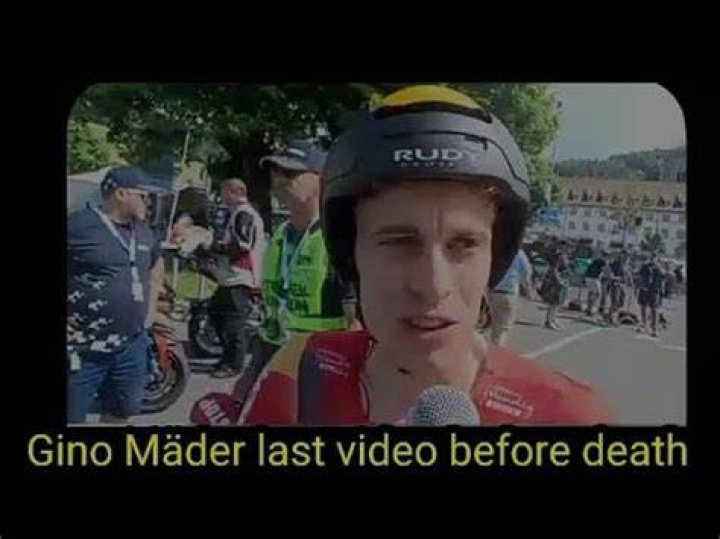 Gino M&auml;der Accident Death Video, Swiss Cyclist Dies In Crash At Tour De
