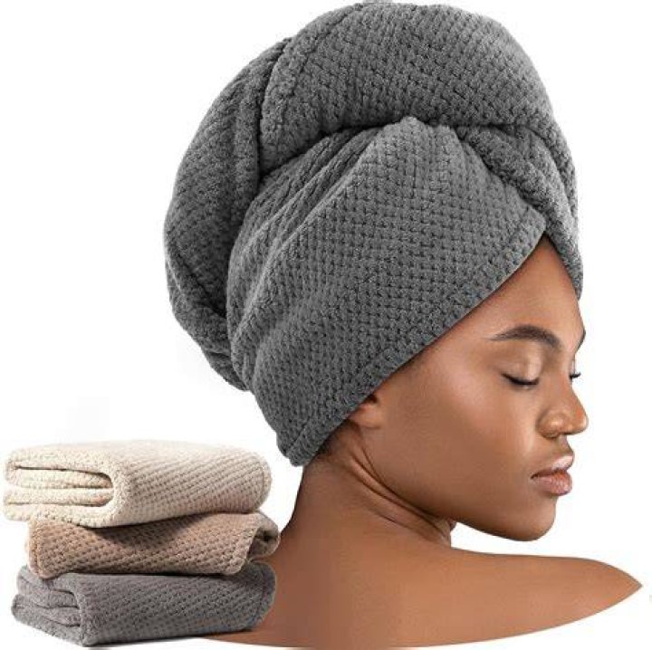Hair Towel Wrap,UMUM 3 Pack Magic Instant Dry Hair Towel,Microfiber