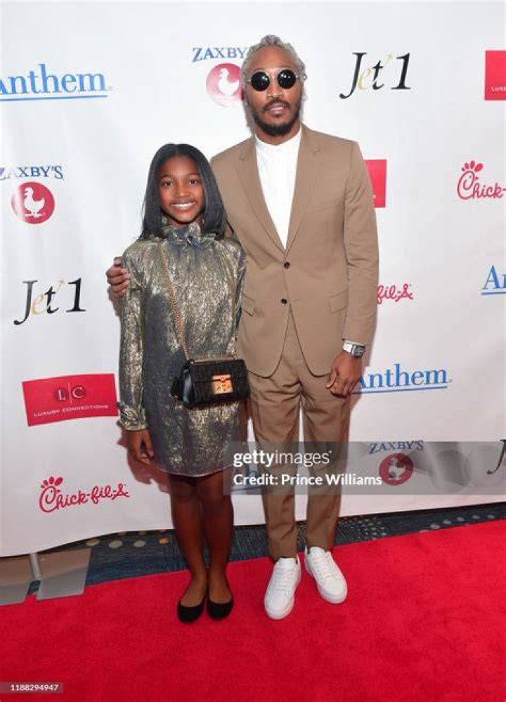 Londyn Wilburn and rapper Future attends the Golden Wishes Gala 2019 at