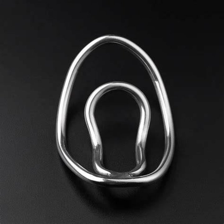 Metal Chastity With The Fufu Clip Sissy Male Chastity Training Device