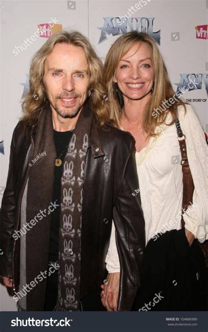 Musician Tommy Shaw and wife Jeanne Shaw pose at the celebration for