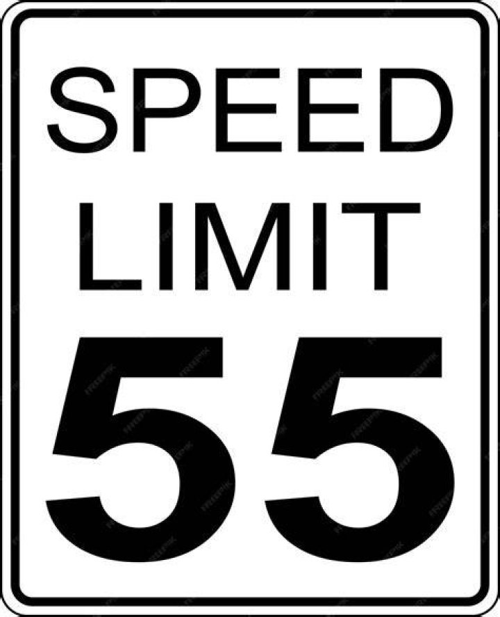No 55 Mph Speed Limit Sign Classic Round Sticker Free Download Nude Photo Gallery