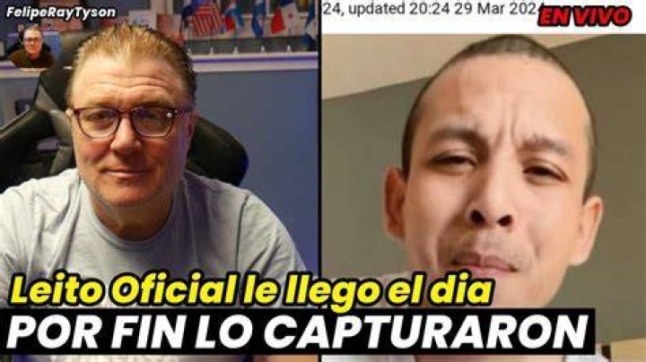 Por fin capturan al TikToker Leito Oficial YouTube