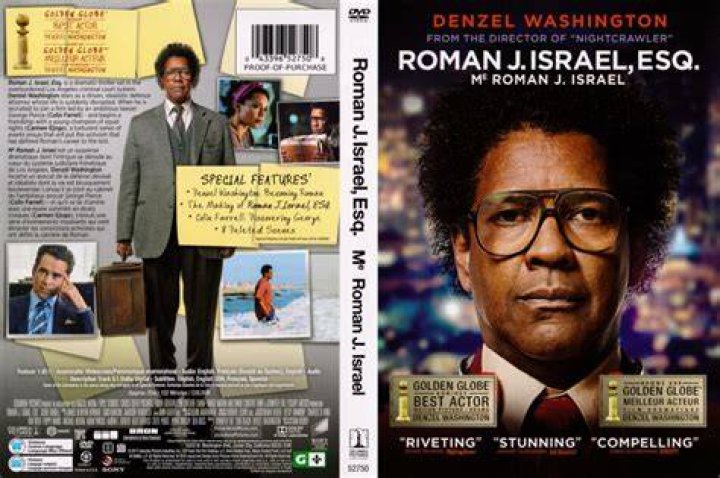 Roman J. Israel, Esq. DVD Free shipping over &pound;20 HMV Store