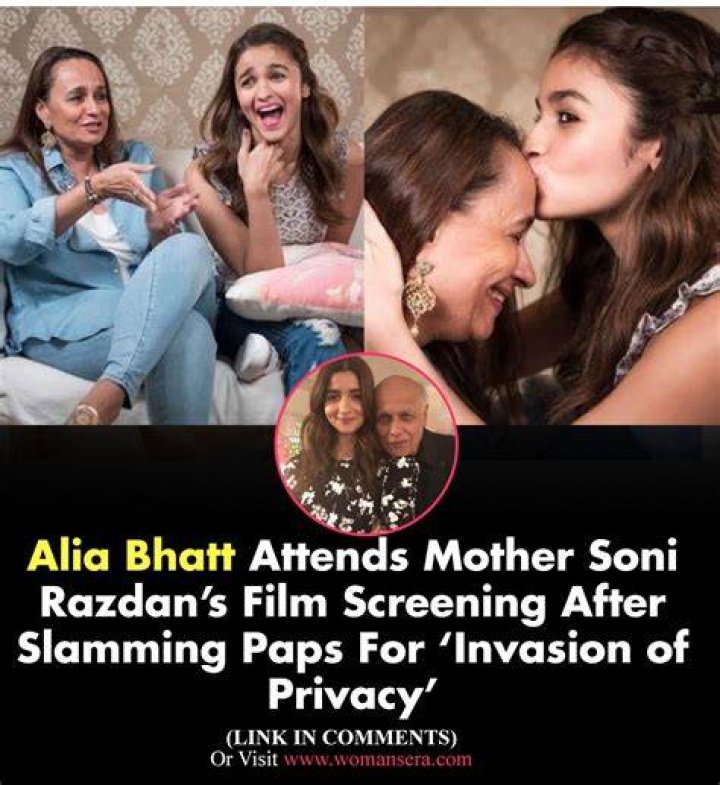 Soni Razdan speaks to paps about Alia Bhatt 'Baby is good, mother is good&rsquo; Bollywood