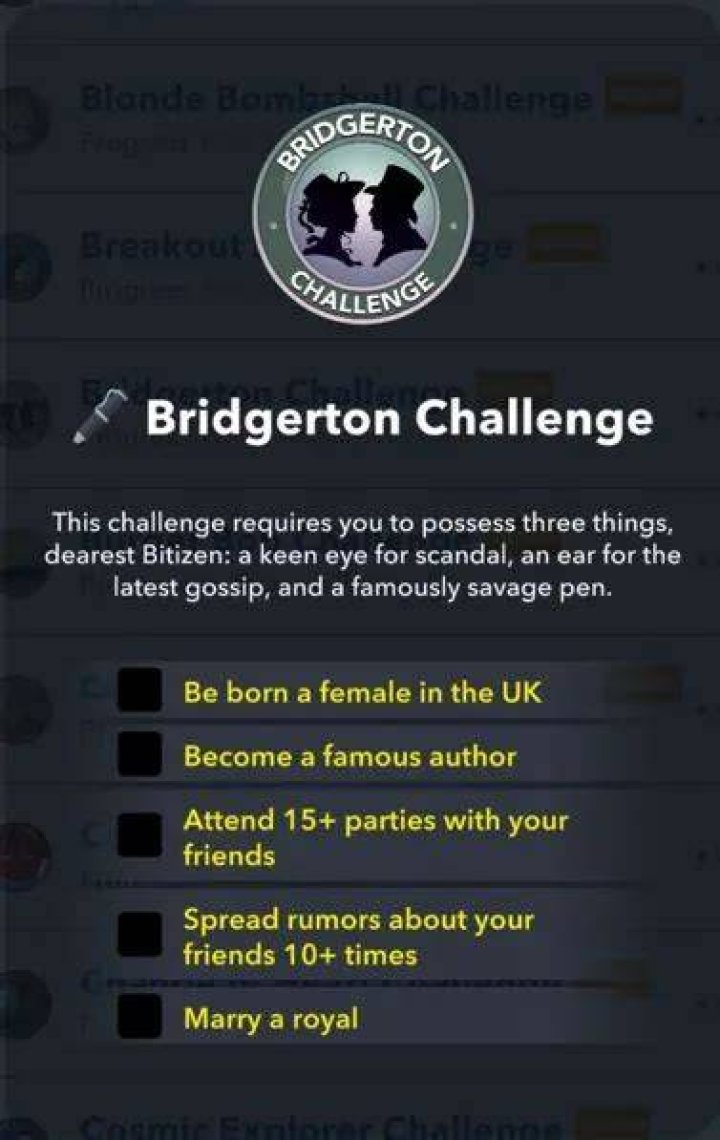 The Bridgerton Challenge Explained (& How To Complete On TikTok & BitLife)
