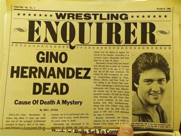 The Death Of Gino Hernandez Is One Of The Most Suspicious In Wrestling